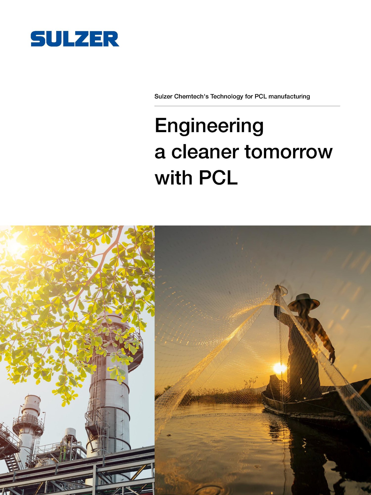 Sulzer PCL production technology for sustainable biodegradable polymers supporting a cleaner future