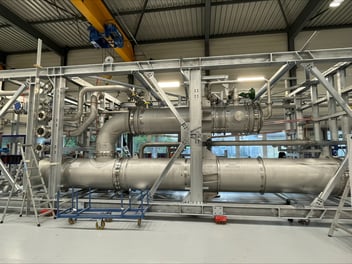 Sulzer EvapCare-F falling film evaporator system for temperature-sensitive