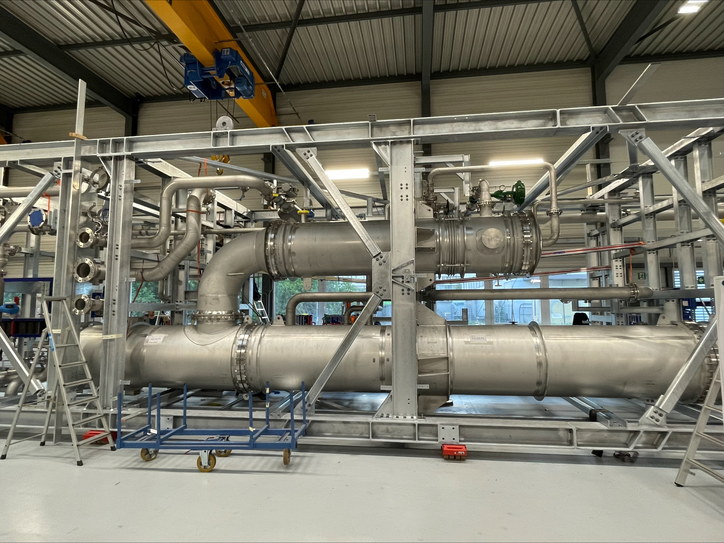 Sulzer EvapCare-F falling film evaporator system for temperature-sensitive