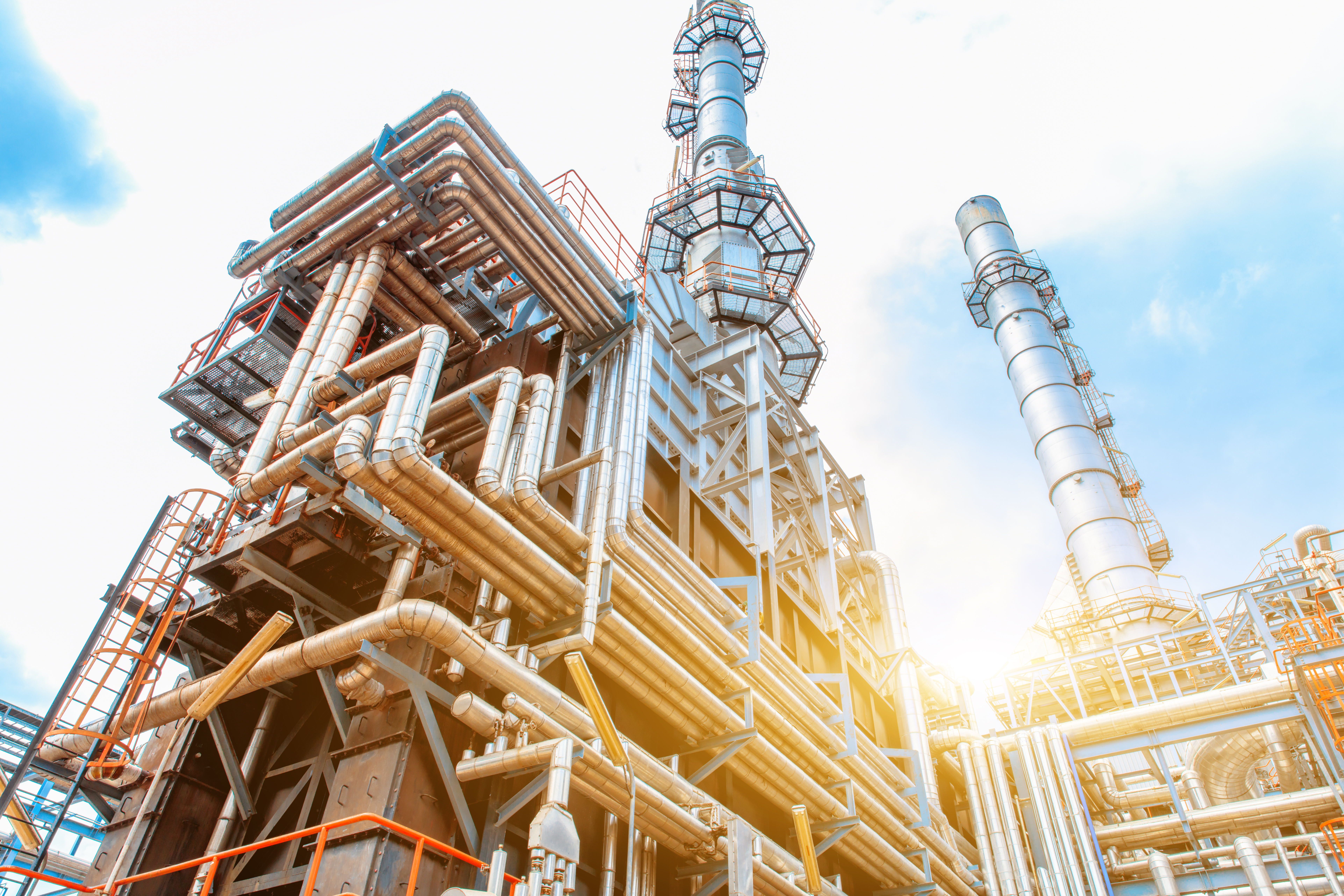 Refinery processing units and gasoline production operations illustrating the challenge of balancing sulfur removal, fuel quality, and octane retention in modern refining.
